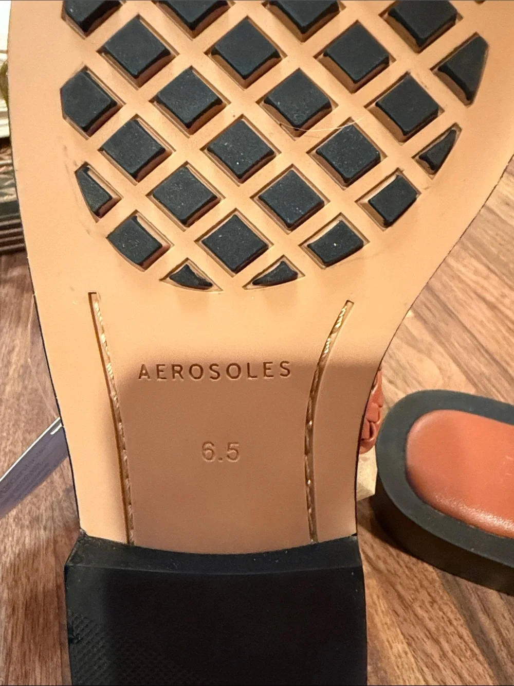 AEROSOLES St Luke’s sandals colorway gingerbread